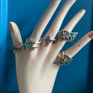 SHEIN Rings 8pc